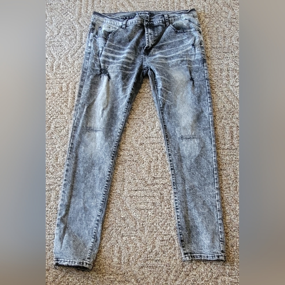 Men's Gray Jeans 40x33